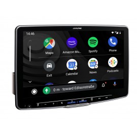 Alpine Halo 11 iLX-F115D 11”-os 1 DIN Fejegység, CarPlay Wi-Fi, Android Auto